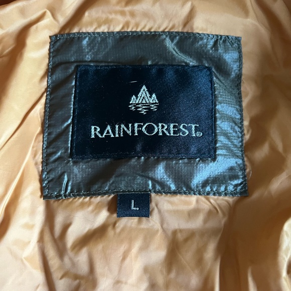 RAINFOREST Quilted Nylon Men’s THERMOLUXE Jacket Multicolour 5 Pockets Size L - Picture 13 of 15